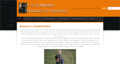 Desktop Screenshot of 5-s-poodles.com
